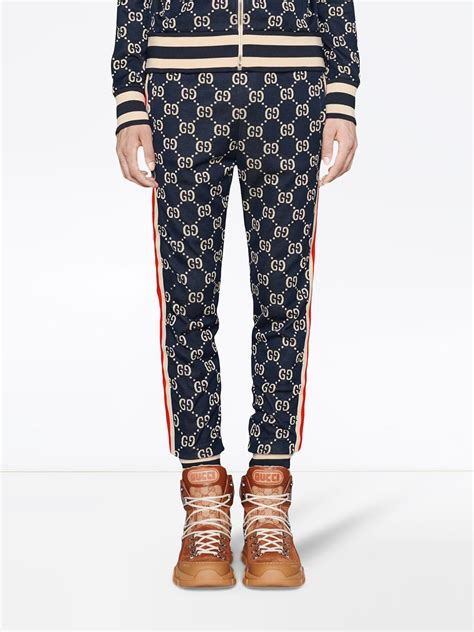 gucci jogger pants men|farfetch gucci tracksuit.